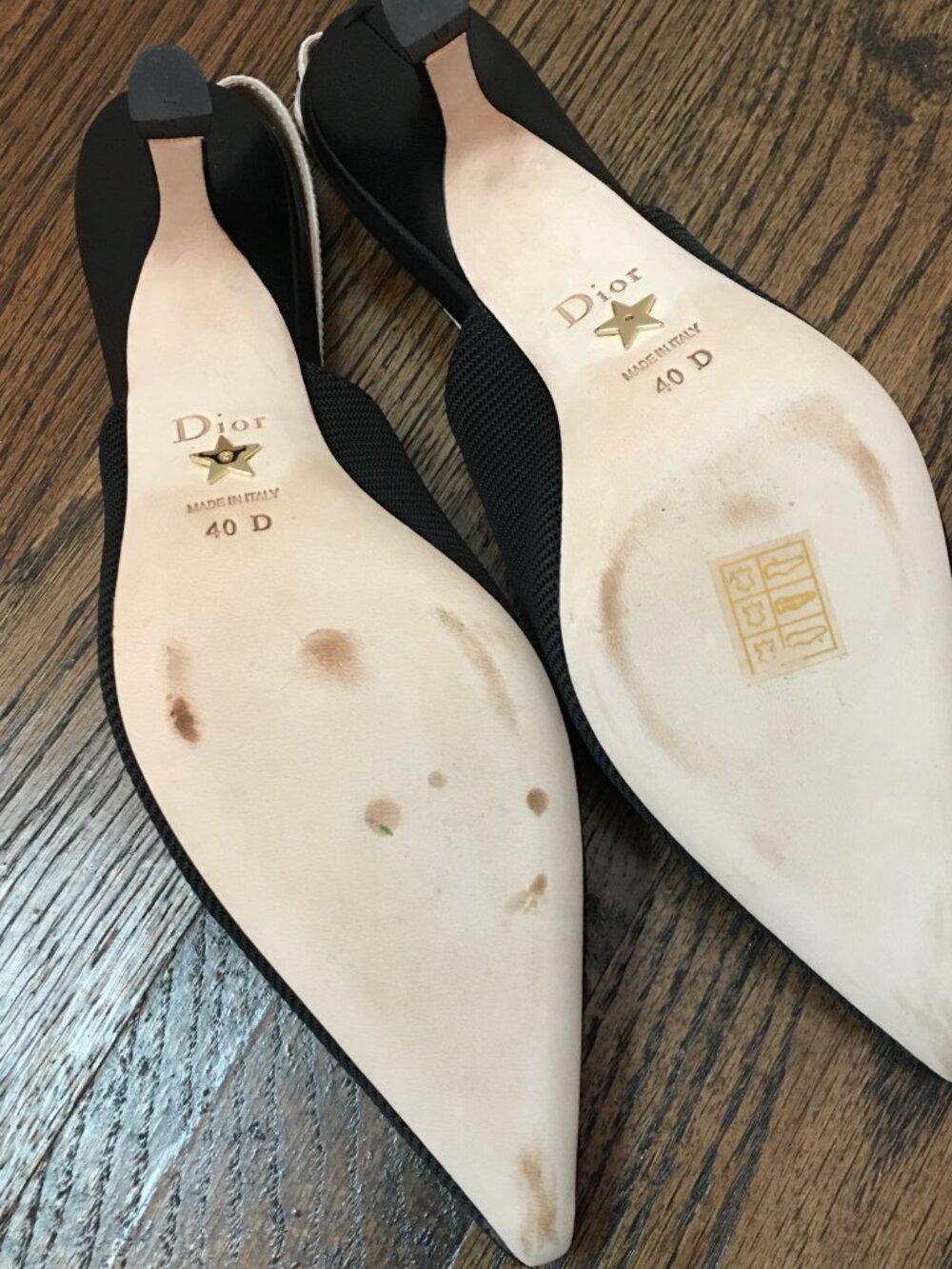 J'Adior Slingback Pump on Black Size 40 - Picture 5 of 5